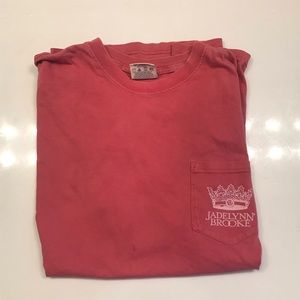 JADELYNN BROOKE pink oversized casual tee